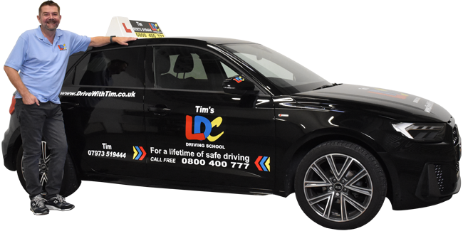 Tim Wragg's driving school car